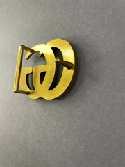 Gold GG 35mm G Belt Buckle 1.3« 