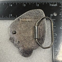 2004 Reprise Records Grenade Heart Belt Buckle Licensed Cinder Block Inc