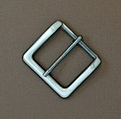 New 1 1/2&Prime; pin buckle(#69) man/women brushed antique nickel color finish