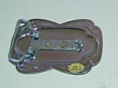 Vintage Horse Horseshoe Ranch Rodeo Silver/Gold Tone Western Belt Buckle Lucky
