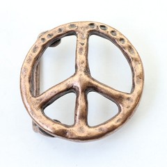 Belt buckle peace copper clasp buckle removable clasp for 4 cm leather
