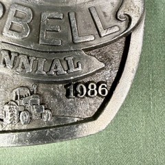 Campbell Nebraska Centennial Belt Buckle 1886–1986 Ltd Ed 200/500 Vintage