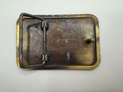 « Freedom Is Not Free » Brass Belt Buckle By Sponsor 2014