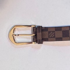 Louis Vuitton Pre-Owned Suntulle Riveted Belt Damier