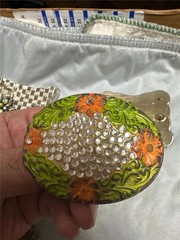 Huge Vintage Lot Of Eight Belt Buckles with Stones, etc AS IS See Description
