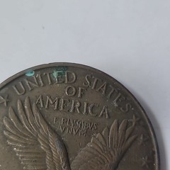 Standing Liberty Quarter Coin Belt Buckle Vtg 1976 Henchel-Mt.View California