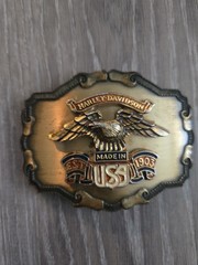 Harley Davidson Belt Buckle Made in the U.S.A 1903 Vintage