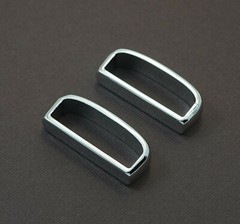 New 1 1/2&Prime; 38mm belt keepers(2 pcs set)(#50B) for man/women jean nickel finish