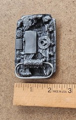 Vintage 1983 Siskiyou America&rsquo;s Firefighters Ever Ready Ever Willing Belt Buckle