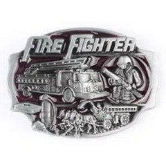 Firefighter Truck Buckle – Fire Trucks Men Buckles Brigade Belt DIY Accessories