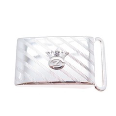 ANSON 925 Sterling Vintage Enamel Crown Zellerbach 20 Year Service Belt Buckle