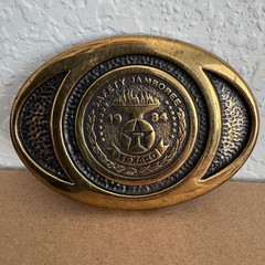 Vintage Texaco 1984 Safety Jamboree Solid Brass