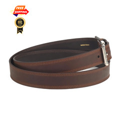 ARIAT Men&rsquo;s Copper Full-Grain Leather Belt with 34 (32-34&Prime; Waist),
