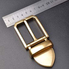 Solid Brass Belt Buckle Men&rsquo;s Pin Belt Buckles Fits For 1.5 inches Belt Gift