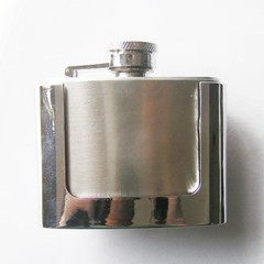 Belt buckle buckle belt buckle with drinking bottle hip flask 60 ml belt