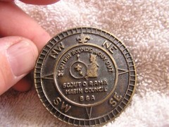 Vintage Belt Buckle BSA Boy Scouts America Scout O Rama Marin Council
