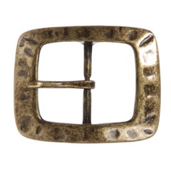 1 1/2&Prime; (39 mm) Nickel Free Center Bar Single Prong Rectangular Belt Buckle