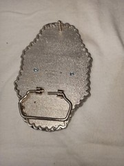 Large Skull And Bones Belt Buckle Silver Chrome Black