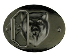 Howling Wolf Western Metal Belt Buckle Antiqued Finished Men Tattoo Gothic Style