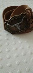 Vintage Western Cowboy Belt – Retro Buckle Printed Belt for Men & Women