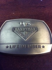 Brass Belt Buckle Handyman Club of America Belt Accessory Buckles