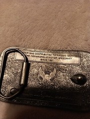 New Vintage Indy 500 Belt Buckle Premier