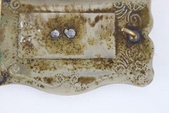 Vintage 70s Rockabilly Silver Nickel Flower Bucking Horse Bronco Belt Buckle