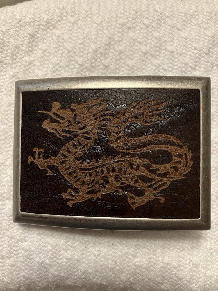 Game of Thrones Targaryen, leather and metal dragon belt buckle