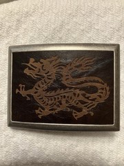 Game of Thrones Targaryen, leather and metal dragon belt buckle