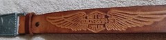 Harley Davidson 70&rsquo;s AMERICAN Bald Eagle General Leather Pewter Belt Buckle USA