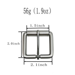 1.5&Prime;(38mm-40mm) Belt Buckle Replacement Buckle Heavy Duty Roller Single Pin B…