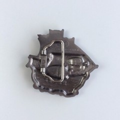 Vintage Style Enamel Warship Boat Belt Buckle Boucle de Ceinture