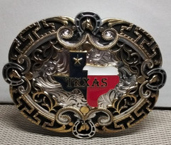 TEXAS Western Cowboy Belt Buckle Hebilla Vaquera