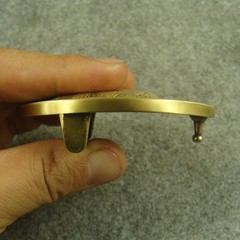 Solid Brass “ Eagle ” Oval Belt Buckles For 1.5&Prime; Plate Pin western Buckle Z248