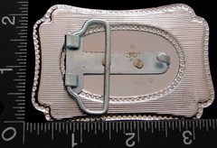 LK20160 *NOS* VINTAGE ***WESTERN COVERED WAGON*** LINE DESIGN BELT BUCKLE