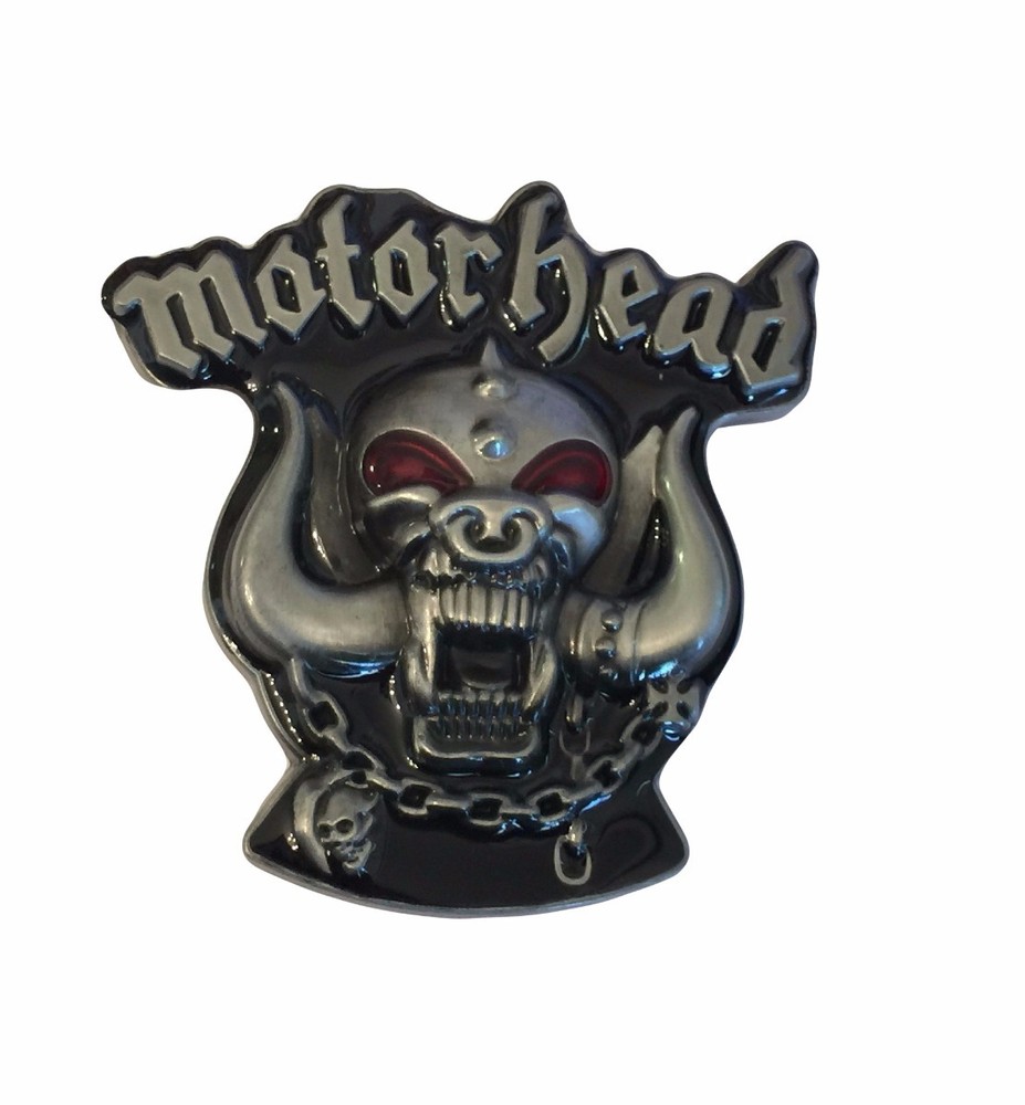 Motorhead Rock Band Name Logo Metal Enamel BELT BUCKLE