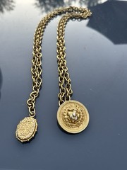 Andrew Spingarn Belt/necklace lion head RARE Wow