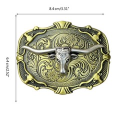 Antique Belt Buckle Replacement Belt Buckle Engravings for Men Ornament Gift