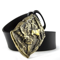 Belt buckle « Duck hunting », Trophy belt buckle, Hunter belt buckle