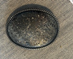 Oval Western Rope Belt Buckle Silver Metal Snap On Cowboy Rodeo Style Gift Tool