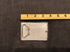 Vintage Michael Jackson Dangerous King of Pop 3.5” Belt Buckle