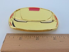 Iron Man Helmet Gold Tone Belt Buckle 2010 Marvel Comics