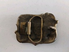 VTG 1982 Country Music Enameled Pewter Belt Buckle Great American 919