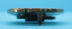 VTG 70s/80s Reno Nevada Casino Dice Cards Vegas Brass Belt Buckle