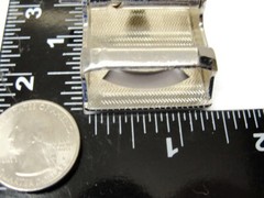 Cam Belt Buckle Casual Silver Tone
