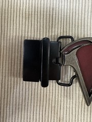 Assassins Creed Belt Buckle Brotherhood Crest Logo Ubisoft 2015 Red Metal Gaming