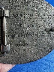 Jack Daniels Old No. 7 Brand 2005 Belt Buckle 5008JD