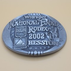 Choice – Vintage Belt Buckle – Hesston National Finals Rodeo 2002, 2003, 2004