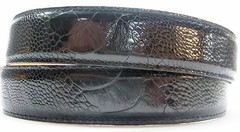 Sterling silver 925 buckle 2 loops w/Genuine Ostrich 30 mm belt shantpeter U.S.A