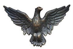Large Vintage Solid Bronze Eagle Belt Buckle – Hand Cast Bronze Buckle, 16…
